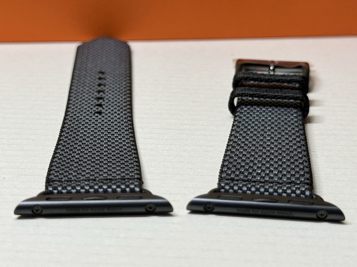 即決 未使用 Apple watch HERMES エルメス トワルH デニム 黒 シンプル