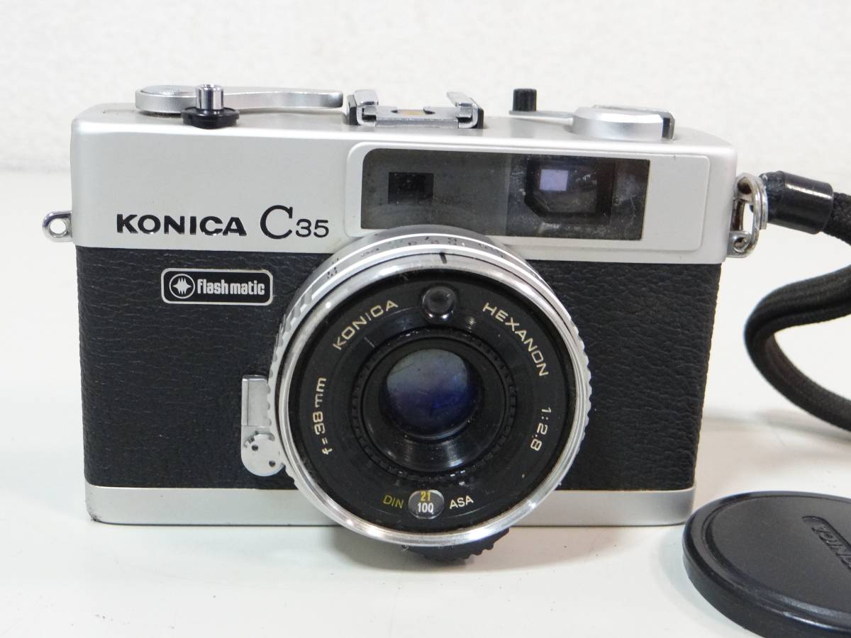 Va7780 KONICA C35 カメラ HEXANON F=38mm _画像2