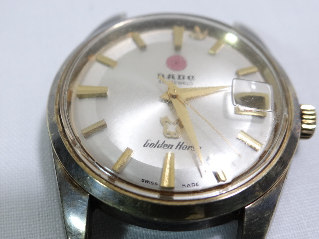 T13098 RADO Golden Horse ゴールデンホース 11674 自動巻き 30石 デイト フェイスのみ_画像7