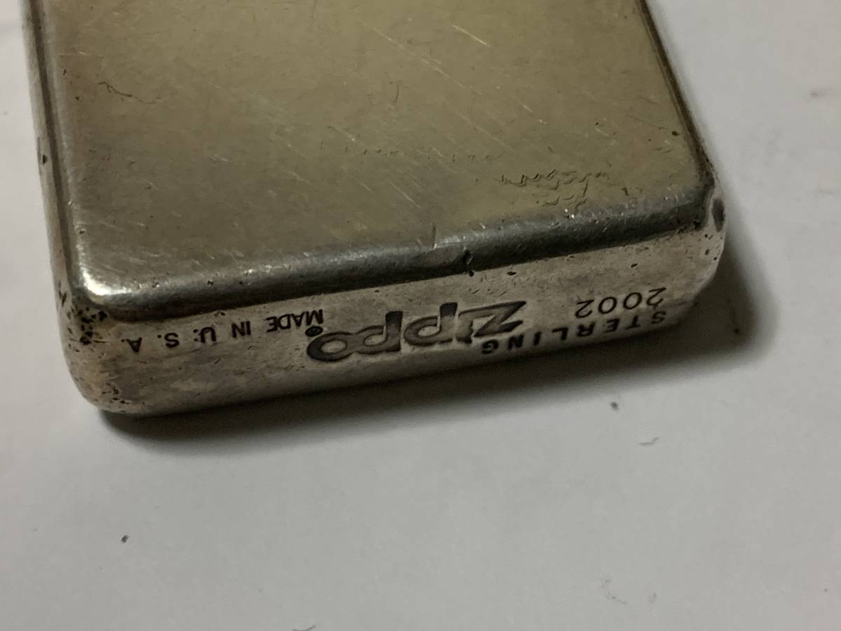 本体のみ　2002年　スターリングシルバー　純銀製　ZIPPO USEDジャンク_画像3