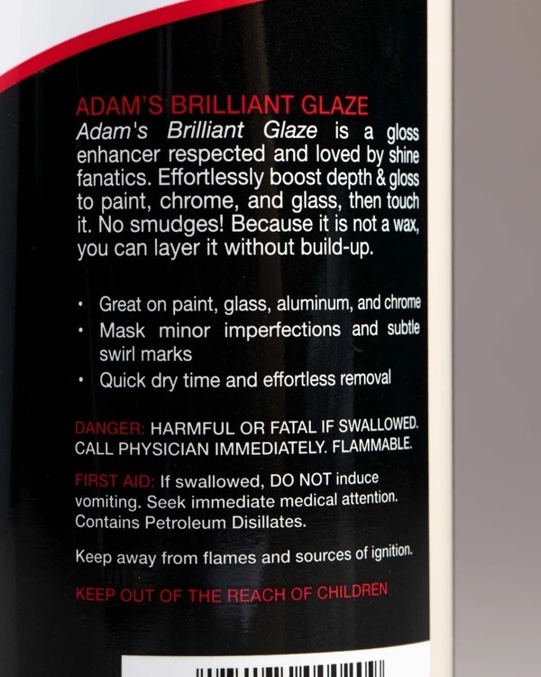 Adam’s Polishes Brilliant Glaze ブリリアントグレイズ どこでも使用可能な艶出し アダムスポリッシュ_画像5