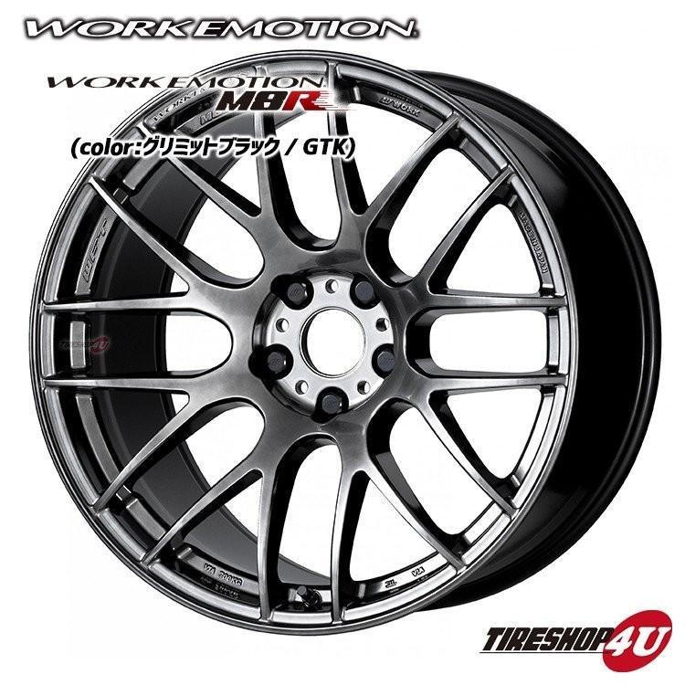 WORK EMOTION M8R 19インチ 19x8.5J 5/114.3 +45 GTK グリミットブラック 新品ホイール1本価格_画像1