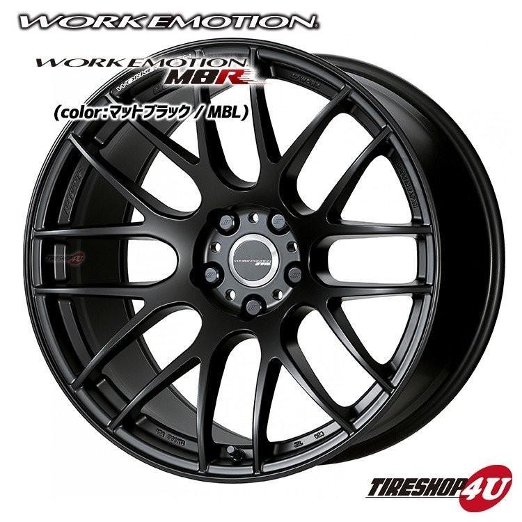 WORK EMOTION M8R 17インチ 17x7.0J 5/100 +47 MBL マットブラック 新品ホイール1本価格_画像1