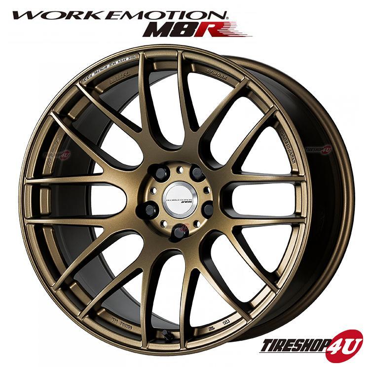 WORK EMOTION M8R 17インチ 17x7.0J 5/100 +47 AHG アッシュドチタン 新品ホイール1本価格_画像1