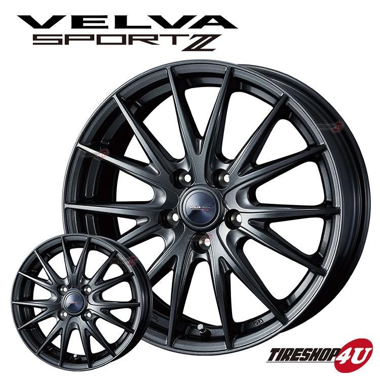 1本から送料無料 VELVA SPORTII 14インチ 14x5.5 4/100+48 ヴェルヴァ スポルト ツー_画像1