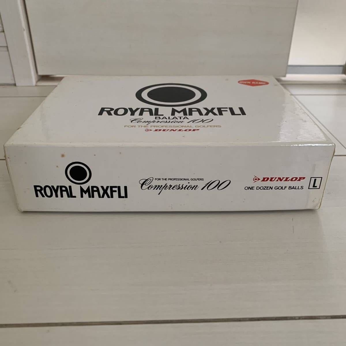 ダンロップ ROYAL MAXFLI BALATAゴルフボール3番 1ダース_画像2