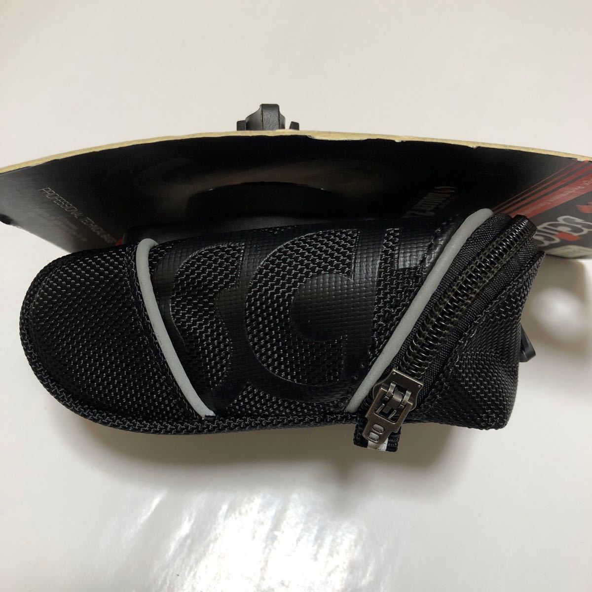 [193 unused ]si- navy blue SCICON bicycle saddle-bag fastener keep hand damage 