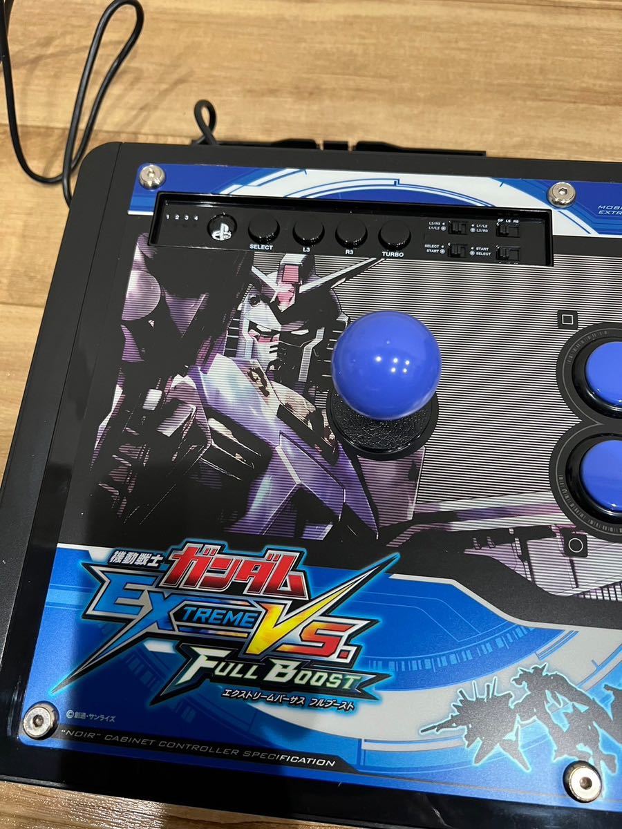 【未使用に近い】1円ps3 機動戦士ガンダム EXTREME VS FULL BOOST Arcade Stick for PlayStation 3　アーケード スティック_画像3