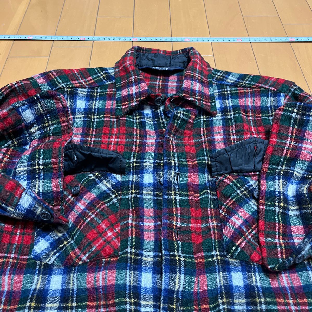 woolrich ウールリッチ 三角タグ 80'sウールチェック長袖 ビンテージ MADE IN USA_画像10