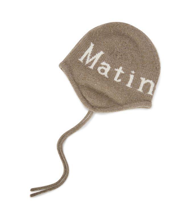 正規品 Matin Kim 韓国 マーティンキム ライトブラウン ビーニー 正規品 Matin Kim 韓国 マーティンキム ライトブラウン ビーニー
