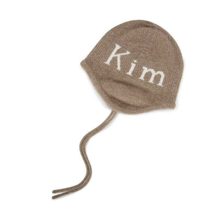 正規品 Matin Kim 韓国 マーティンキム ライトブラウン ビーニー 正規品 Matin Kim 韓国 マーティンキム ライトブラウン ビーニー