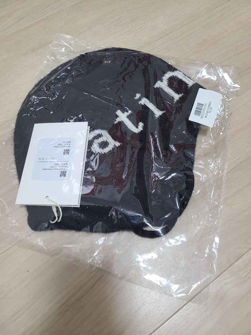 正規品 Matin Kim 韓国 マーティンキム ブラック 黒 ビーニー 正規品 Matin Kim 韓国 マーティンキム ブラック 黒 ビーニー