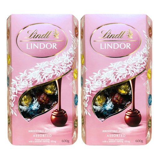 リンツ リンドール ピンク アソート 600g 2個セット チョコレート_画像1