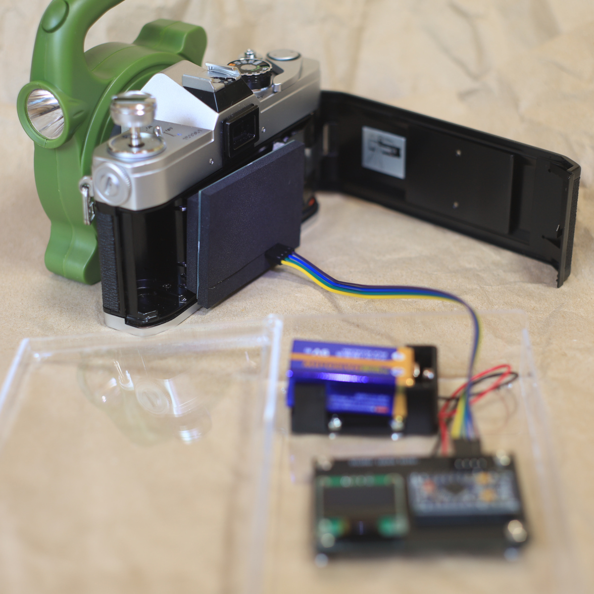 改良版シャッタースピードテスター(35mmフイルムカメラ用/光源 改良版シャッタースピードテスター(35mmフイルムカメラ用/光源