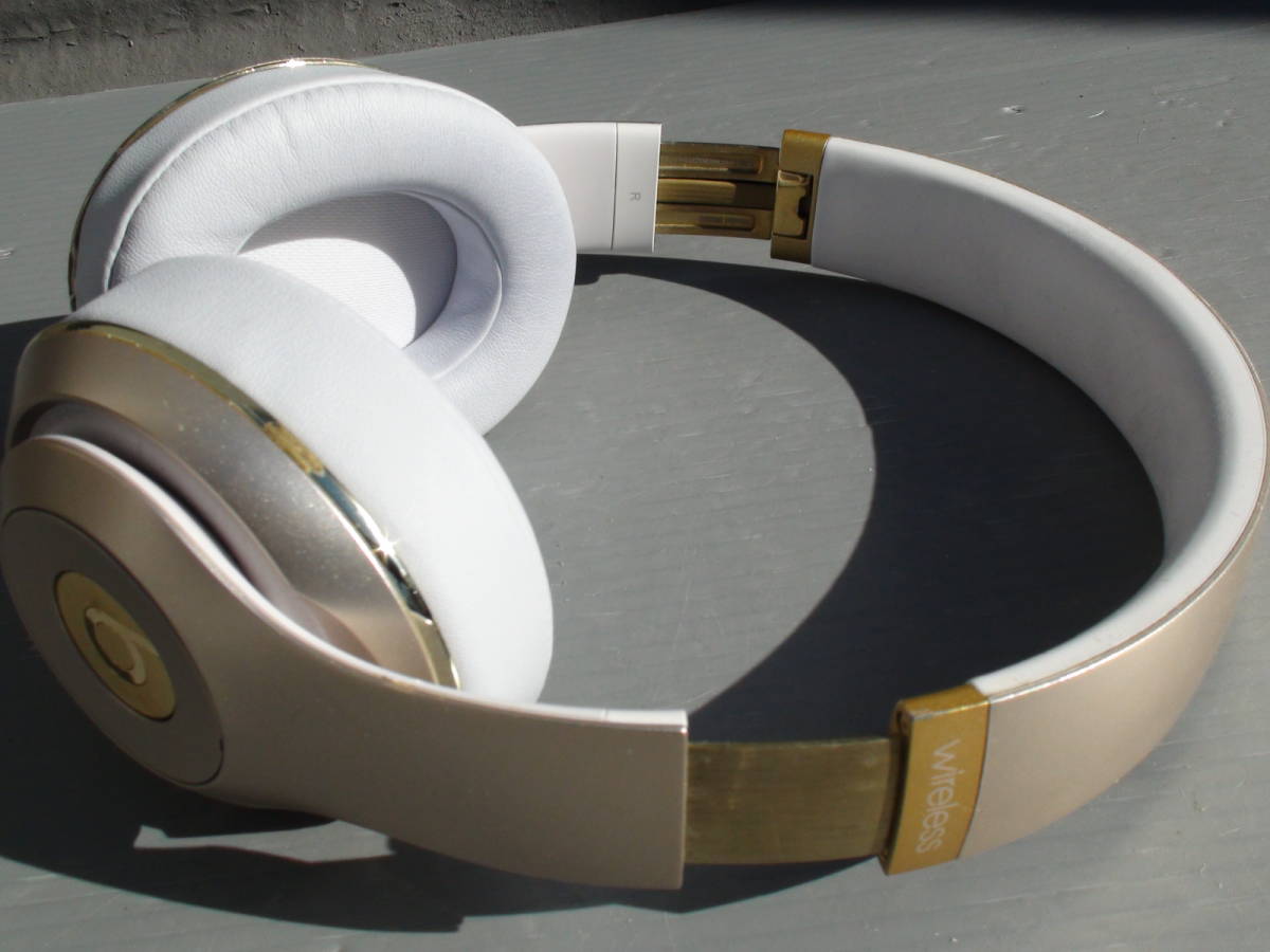 ★美品・良好動作品★BEATS BY DR. DRE★ヘッドホン★stubio wireless★B0501★ゴールド＆ホワイト色★_画像10