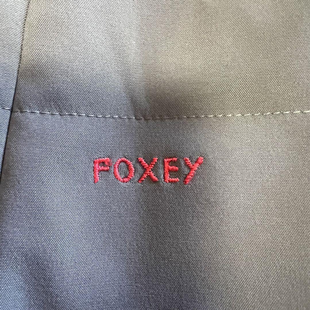 【美品】FOXEY NEW YORK ショート丈ダウンジャケット ブラウン 40 フォクシーニューヨーク L 中綿ジャケット 2way ベスト