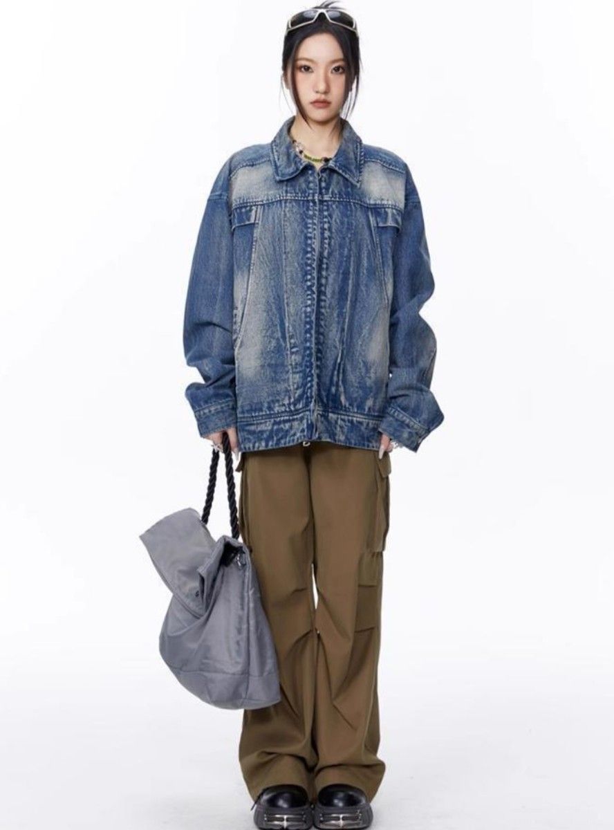 超人気今期 限定商品 ビッグシルエット【XL】 アメリカン デニム 超人気今期 限定商品 ビッグシルエット【XL】 アメリカン デニム