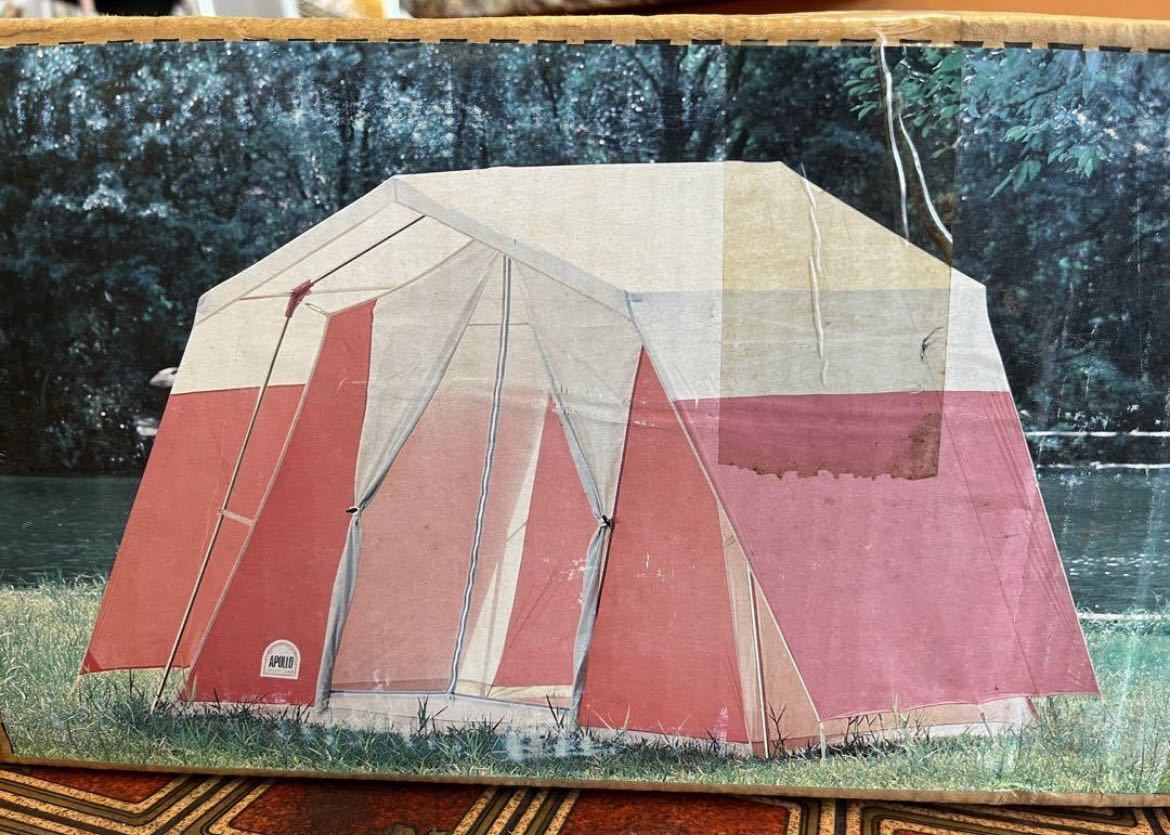 【未使用 長期保管】 APOLLO SPORTS CLUB ロッジ型 テントアウトドア キャンプ
