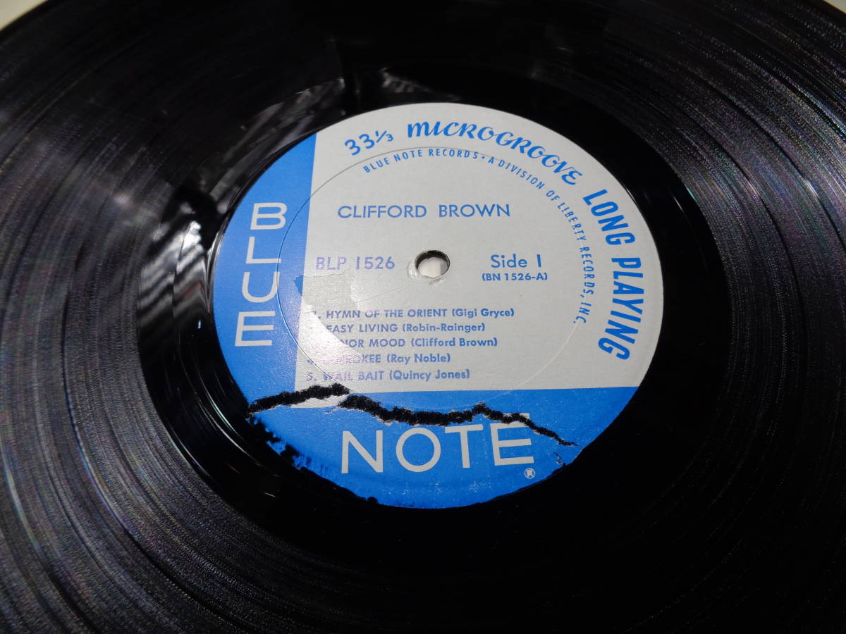 クリフォード・ブラウン,CLIFFORD BROWN/MEMORIAL ALBUM(USA/BLUE NOTE:BLP 1526 LP/RVG & 9M STAMPER_画像3