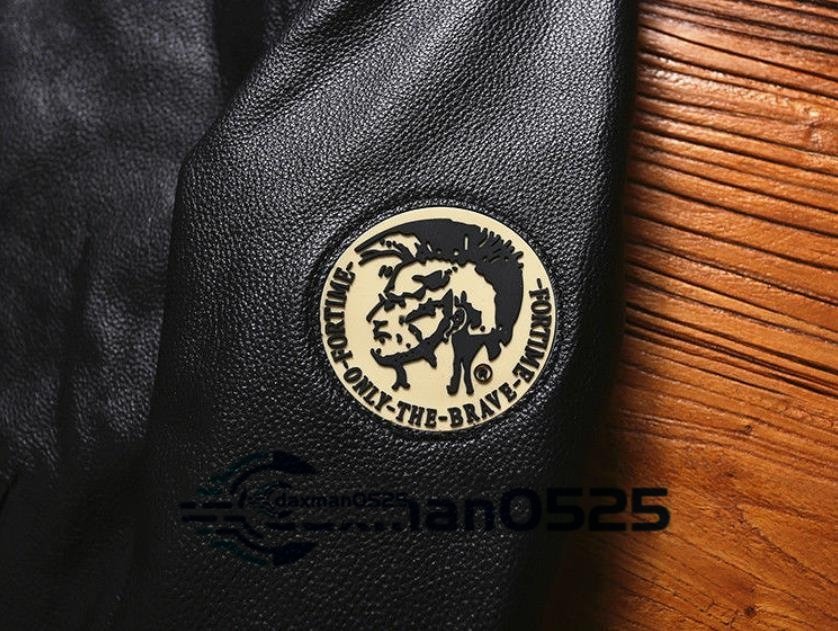 最上級カウハイド メンズ 革ジャン ライダース 牛革 レザージャケット スタンドカラー ブルゾン_画像5