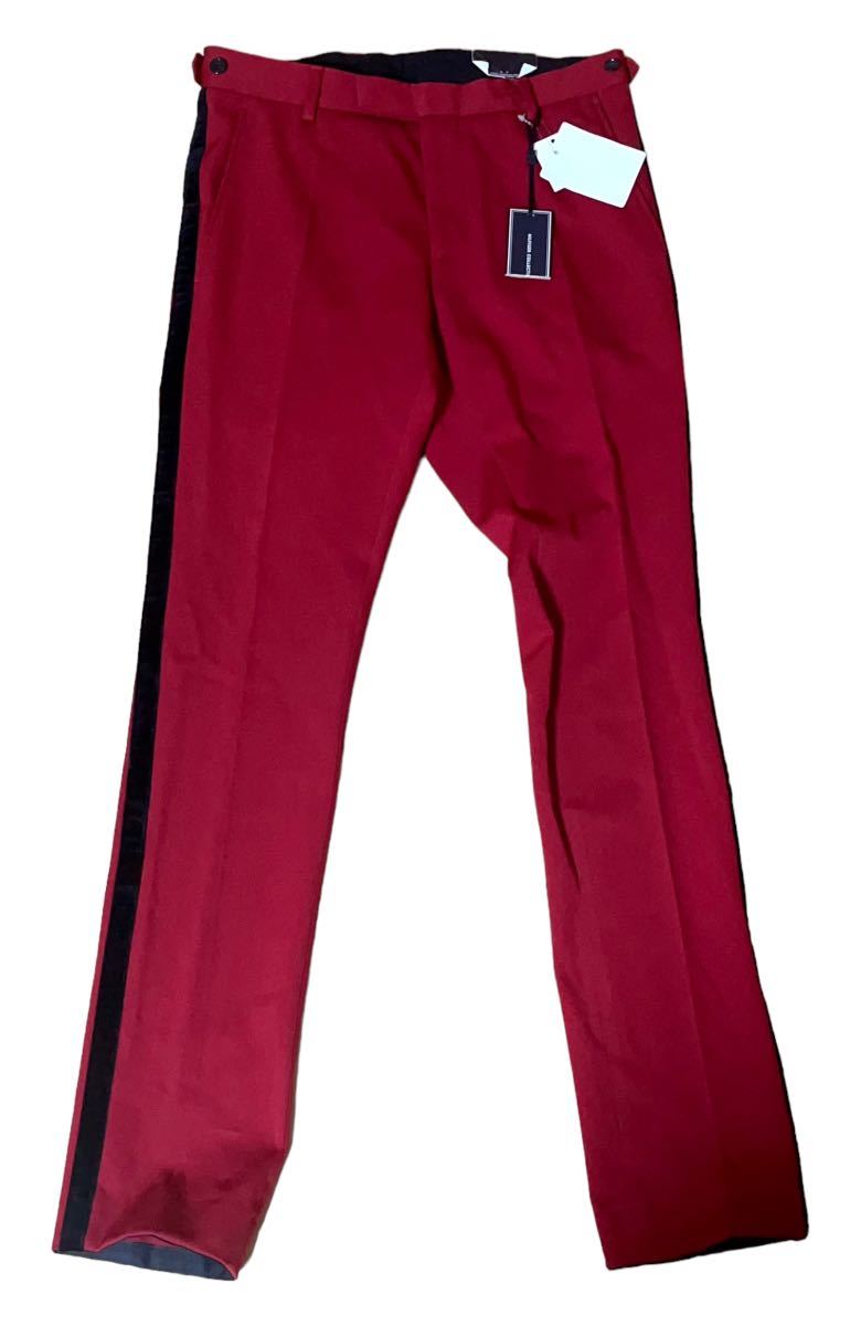   collection ヒルフィガーコレクション サイドライン ウール　スラックス　パンツ 44 赤