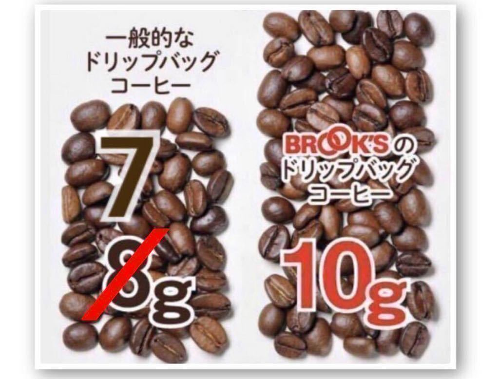 【BROOＫ’S】ブルックス コーヒー◆ドリップバッグ ◆モカブレンド　１２０袋◆銘柄変更可_画像3
