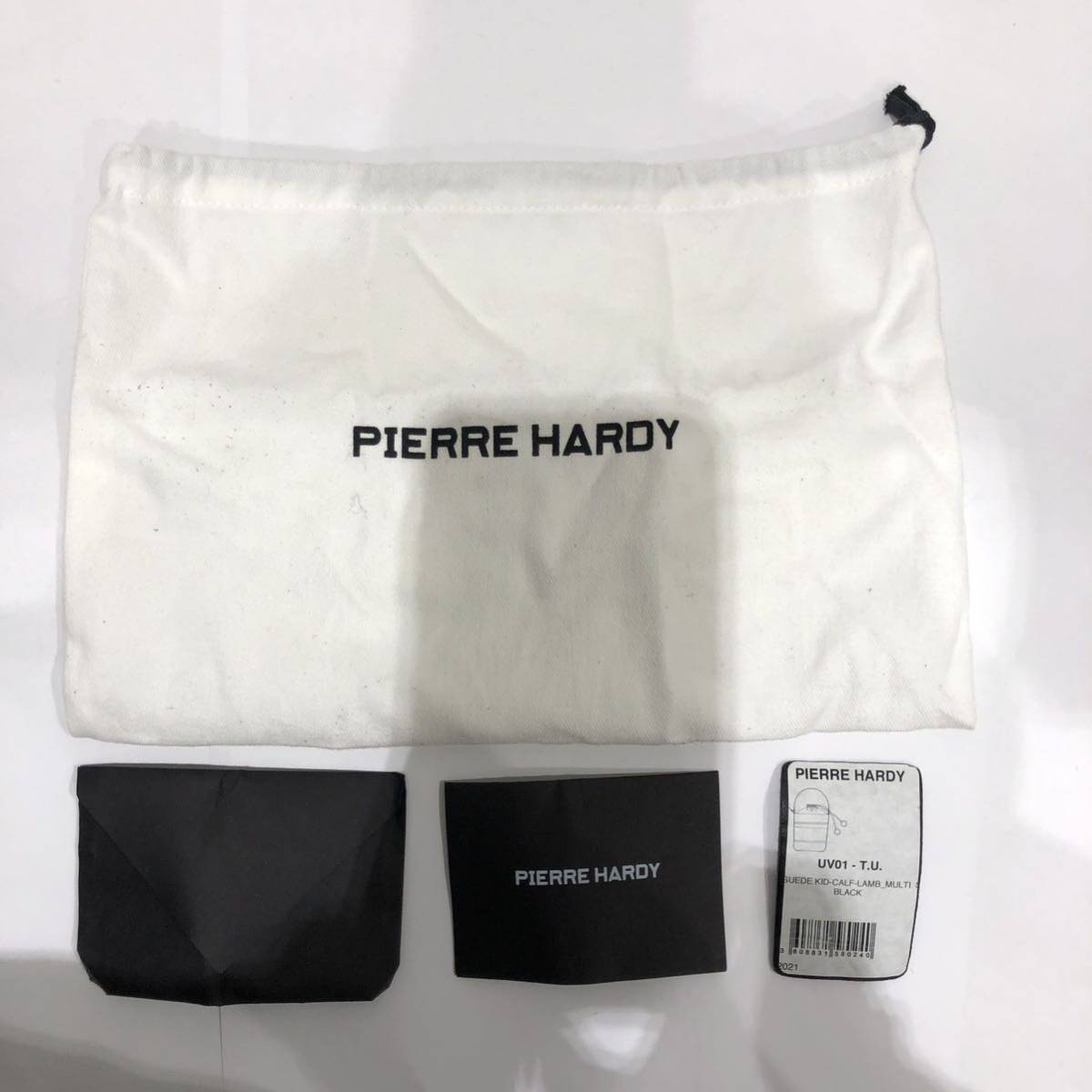 [PIERRE HARDY] Pierre a Rudy кожа party ковш сумка 2022-23AW ручная сумочка 2way сумка на плечо черный ts202402