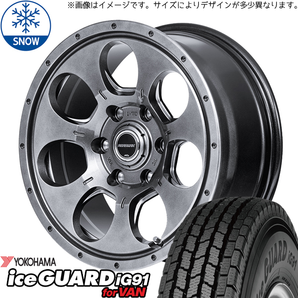 新品 パジェロミニ キックス 185/85R16 ヨコハマ アイスガード IG91 16インチ 7.0J +38 5/114.3 スタッドレス タイヤ ホイール セット 4本_画像1