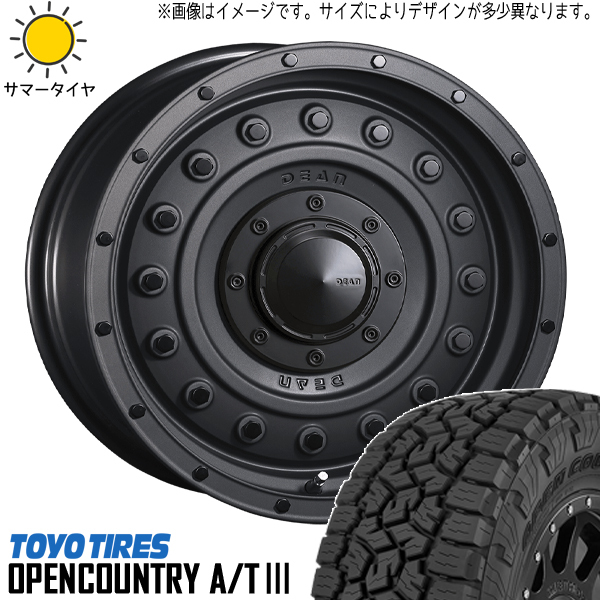 新品 デリカ RAV4 CX-5 235/70R16 16インチ TOYO オープンカントリー A/T3 DEAN コロラド 7.0J +37 5/114.3 サマータイヤ ホイール 4本SET_画像1