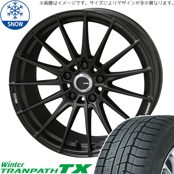 新品 アルファード 20系 215/60R17 17インチ TOYO トランパス TX エンケイチューニング FC01 スタッドレス タイヤ ホイール セット 4本_画像1