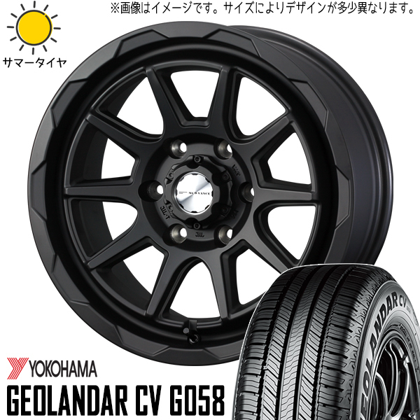 新品 ジムニー AZオフロード 175/80R16 16インチ ヨコハマ ジオランダー G058 MV06 5.5J +22 5/139.7 サマータイヤ ホイール 4本SET_画像1