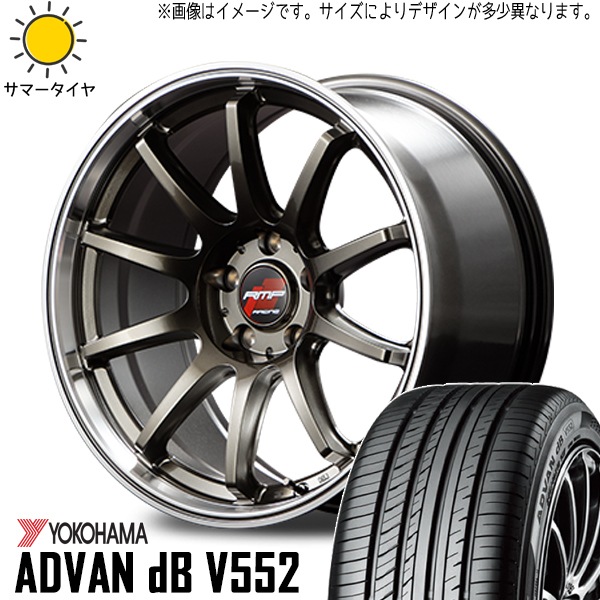 新品 アクア イグニス スイフト 175/65R15 ヨコハマ アドバン db RACING R10 15インチ 6.0J +45 4/100 サマータイヤ ホイール 4本SET_画像1