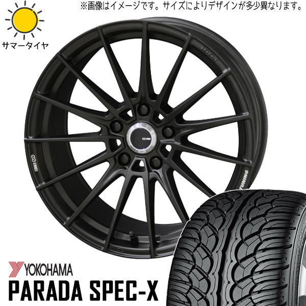 新品 NX ハリアー 245/45R20 ヨコハマ パラダ スペックX PA02 FC01 20インチ 8.5J +35 5/114.3 サマータイヤ ホイール 4本SET_画像1