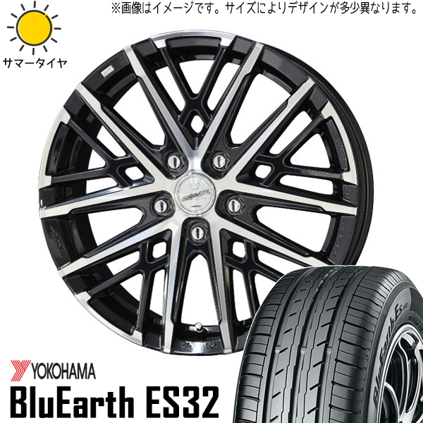 新品 パッソ ブーン 165/50R16 ヨコハマ Es ES32 スマック グレイヴ 16インチ 5.5J +49 4/100 サマータイヤ ホイール 4本SET_画像1