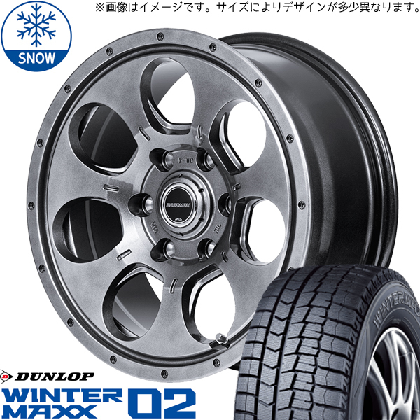 新品 ムーブ ミラ ラパン 165/55R14 ダンロップ WM02 14インチ 4.5J +45 4/100 スタッドレス タイヤ ホイール セット 4本_画像1