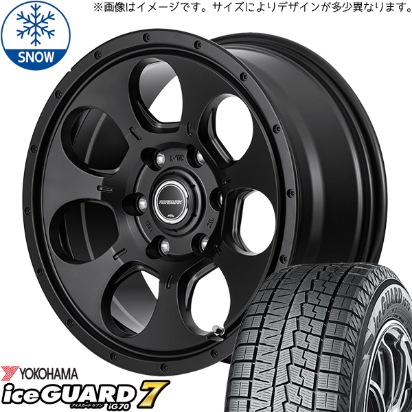 新品 ルークス ekクロススペース 155/65R14 ヨコハマ Ice GUARD IG70 14インチ 4.5J +45 4/100 スタッドレス タイヤ ホイール セット 4本_画像1