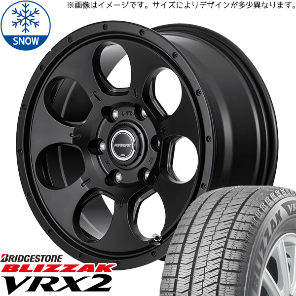 新品 ekクロスEV サクラ 155/65R14 2023年製 BS BLIZZAK VRX2 14インチ 4.5J +45 4/100 スタッドレス タイヤ ホイール セット 4本_画像1