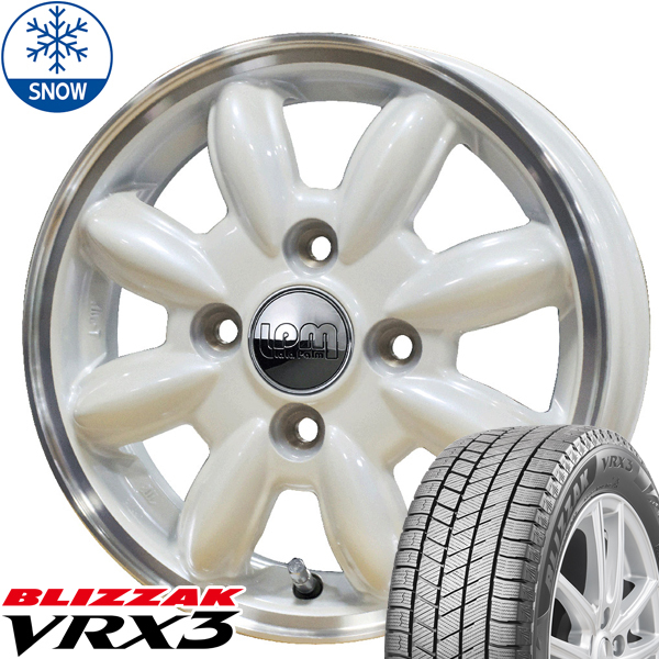 新品 ブーン 165/55R15 BS BLIZZAK VRX3 ララパーム カップ2 15インチ 5.5J +45 4/100 スタッドレス タイヤ ホイール セット 4本_画像1