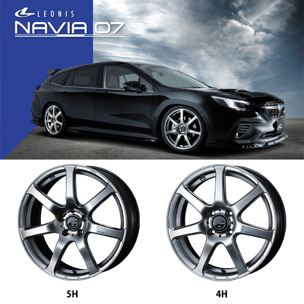 新品 NBOX タント スペーシア 165/50R16 BS VRX3 LEONIS NAVIA07 16インチ 5.0J +45 4/100 スタッドレス タイヤ ホイール セット 4本_画像3