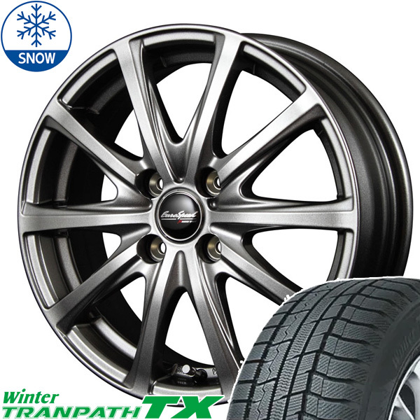 新品 ハスラー キャスト ウィンター TX 165/60R15 15インチ ユーロスピード V25 4.5J +45 4/100 スタッドレス タイヤ ホイール セット 4本
