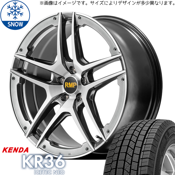 新品 アルファード 235/50R18 ケンダ KR36 RMP 025SV 18インチ 7.0J +40 5/114.3 スタッドレス タイヤ ホイール セット 4本_画像1