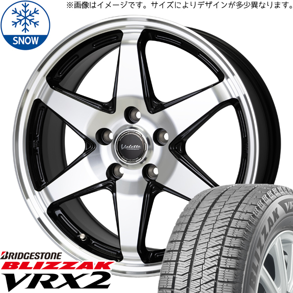 新品 CH-R ZR-V CX30 215/60R17 ブリヂストン ブリザック VRX2 アンクレイ 17インチ 7.0J +47 5/114.3 スタッドレス タイヤ ホイール 4本_画像1