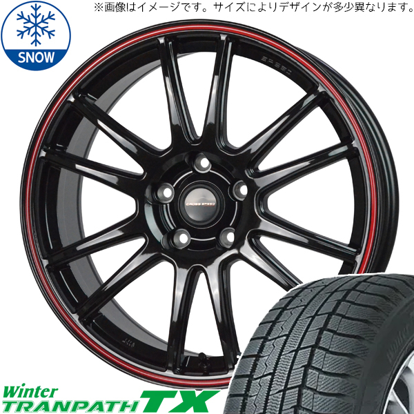 新品 クロスオーバー J50 NJ50 225/55R18 TOYO TRANPATH TX CR6 18インチ 8.0J +45 5/114.3 スタッドレス タイヤ ホイール セット 4本_画像1