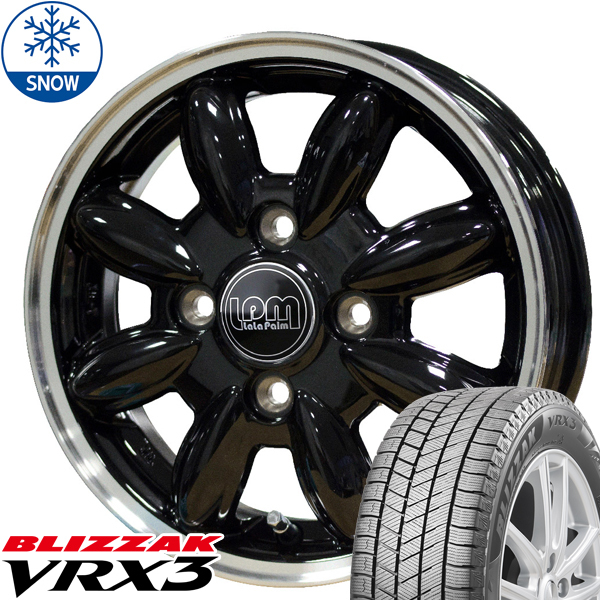 新品 アクア クロスビー 175/65R15 BS VRX3 ララパーム カップ2 15インチ 5.5J +45 4/100 スタッドレス タイヤ ホイール セット 4本_画像1