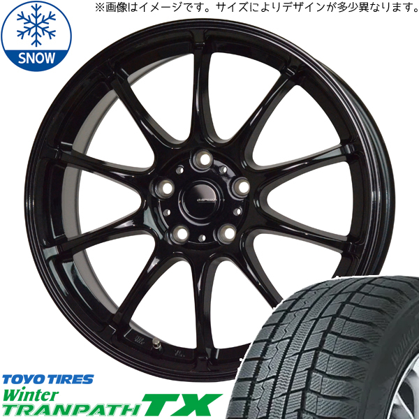 新品 スバル エクシーガ 215/50R17 TOYO トランパス TX Gスピード G07 17インチ 7.0J +47 5/100 スタッドレス タイヤ ホイール セット 4本_画像1