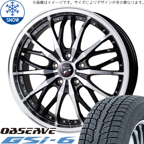 新品 エクストレイル T32 CX8 225/60R18 TOYO GSI-6 プレシャス HM3 18インチ 7.5J +48 5/114.3 スタッドレス タイヤ ホイール セット 4本