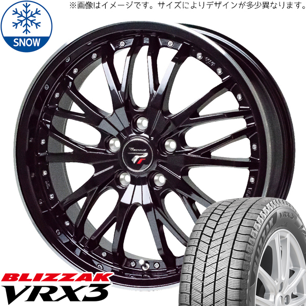 新品 インプレッサ 205/50R17 BS BLIZZAK VRX3 プレシャス HM3 17インチ 7.0J +48 5/100 スタッドレス タイヤ ホイール セット 4本_画像1