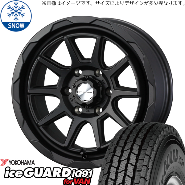 新品 デリカ エクストレイル 225/70R16 16インチ Y/H アイスガード IG91 WEDS MUD VANCE06 スタッドレス タイヤ ホイール セット 4本