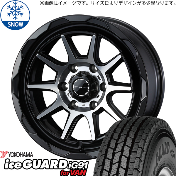 新品 デリカ エクリプスクロス 225/70R16 16インチ Y/H iceGUARD IG91 MUD VANCE06 スタッドレス タイヤ ホイール セット 4本_画像1