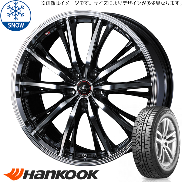 新品 スズキ イグニス 175/60R16 ハンコック W626 レオニス RT 16インチ 5.0J +45 4/100 スタッドレス タイヤ ホイール セット 4本_画像1